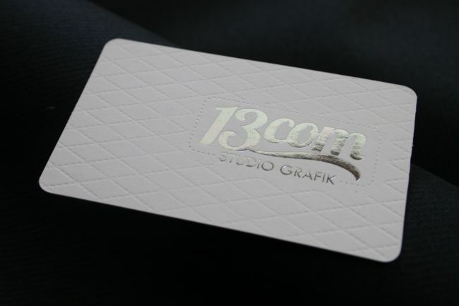 Carte de visite Haut de gamme 600gr Blanc à Saint Tropez 83